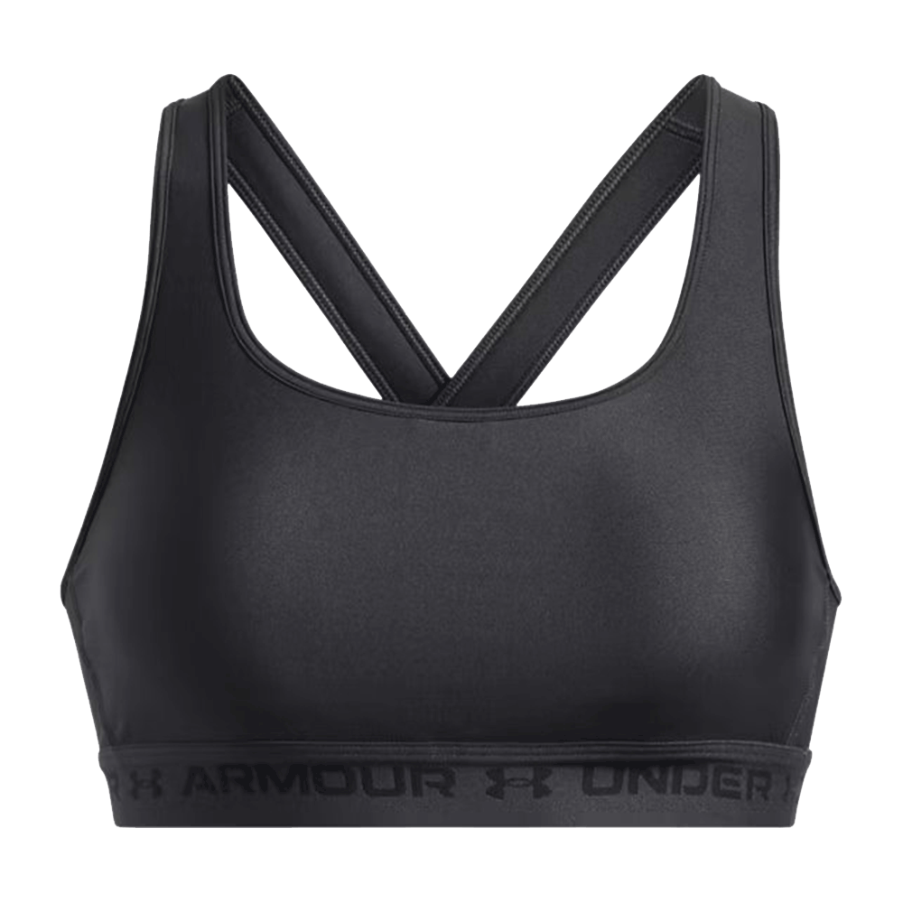Sujetador deportivo cruzado de media caña para mujer de UA
