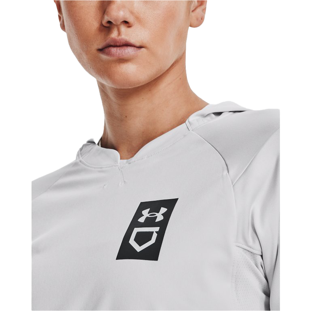 Chaqueta de jaula de sóftbol para mujer UA