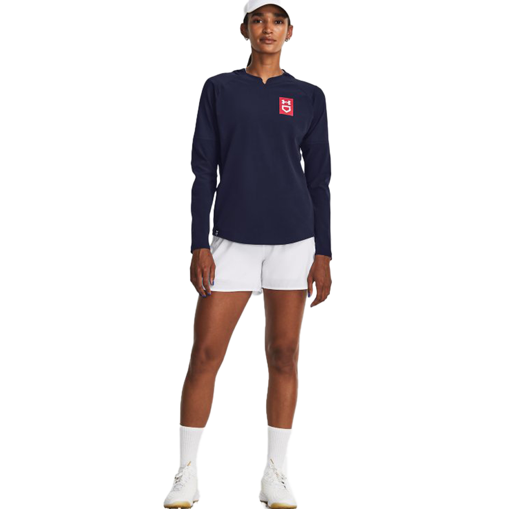 Chaqueta de jaula de sóftbol para mujer UA