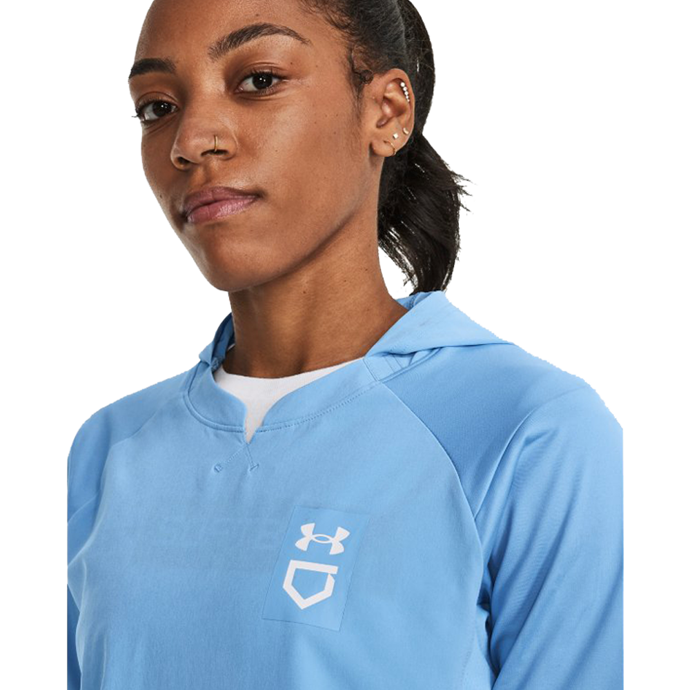 Chaqueta de jaula de sóftbol para mujer UA