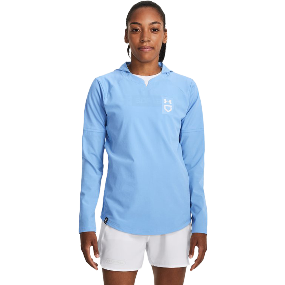 Chaqueta de jaula de sóftbol para mujer UA