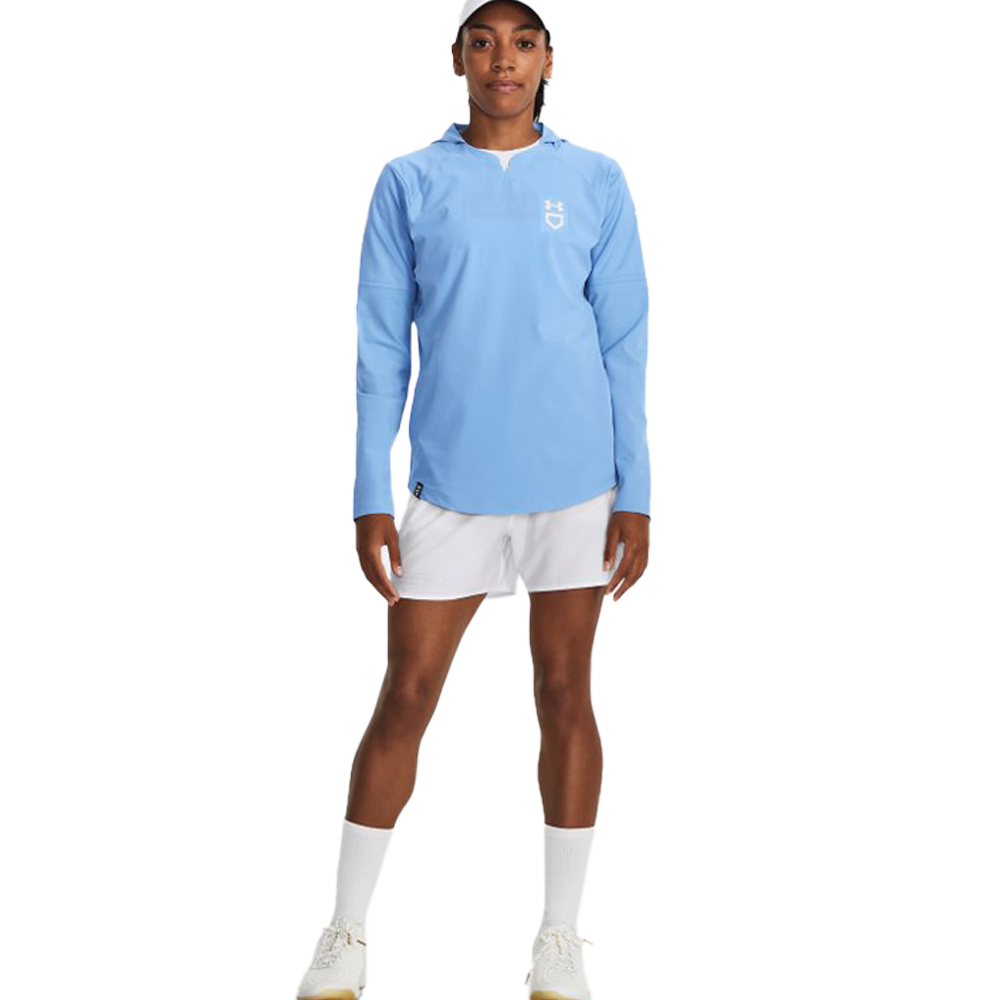 Chaqueta de jaula de sóftbol para mujer UA