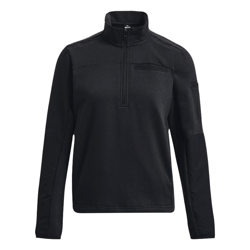 Sudadera táctica UA Rival Fleece para mujer con cremallera de ¼