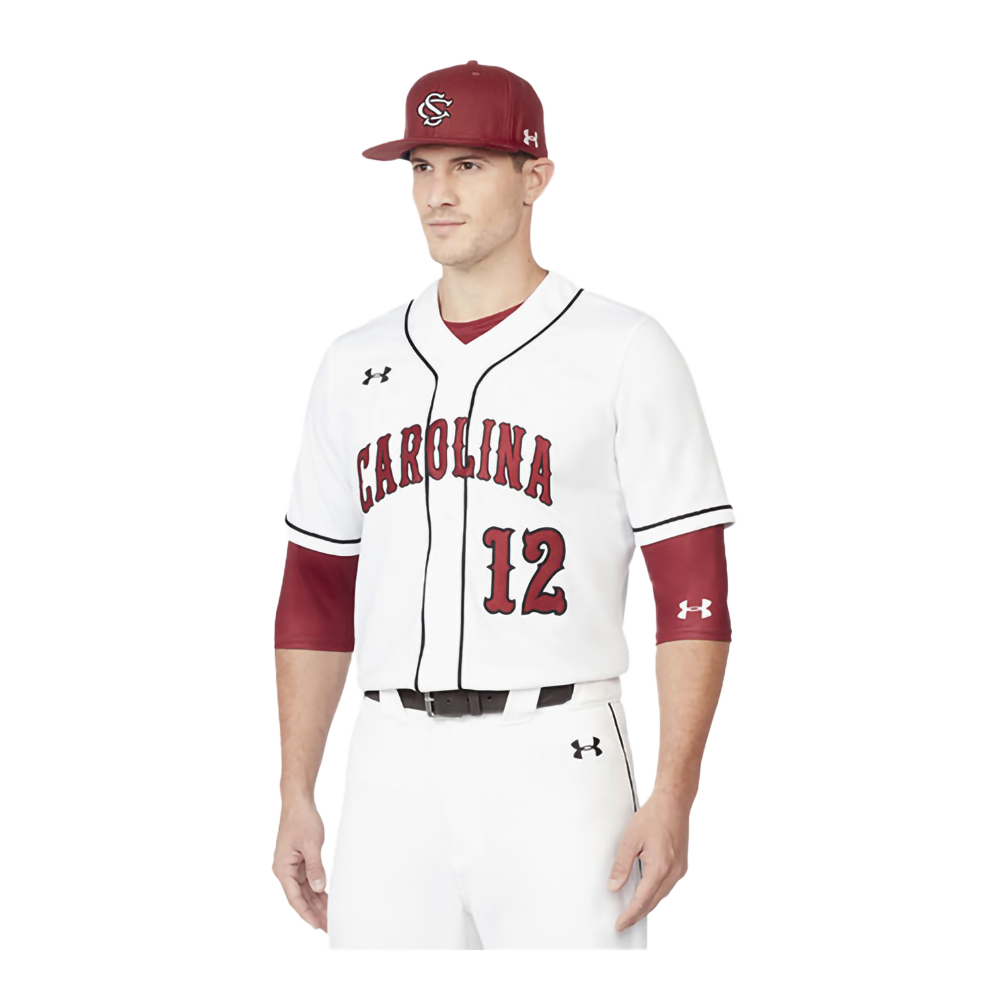 UA Youth Icon Faux Placket Baseball Jersey