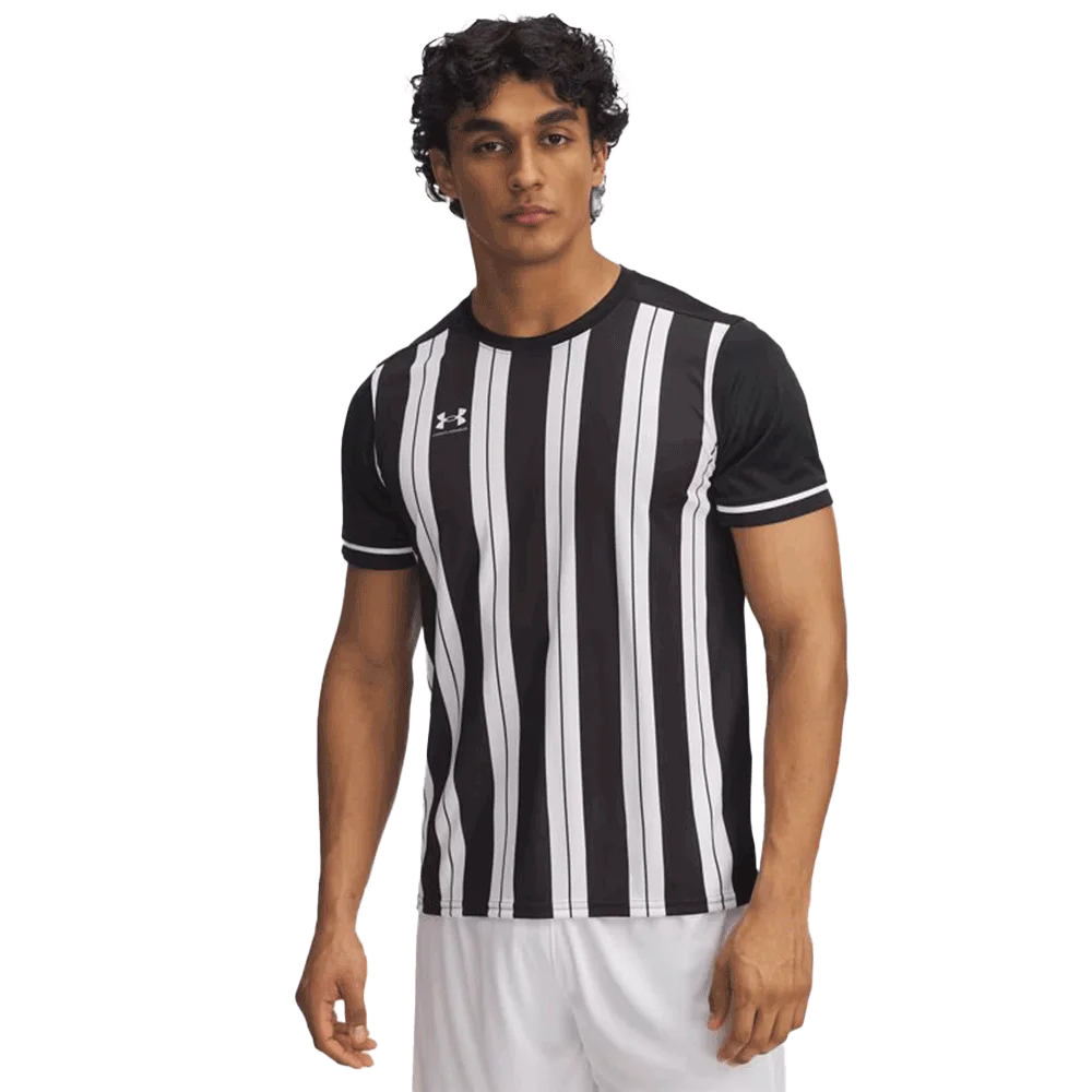 UA Men's Challenger Team Stripe Jersey Black Color