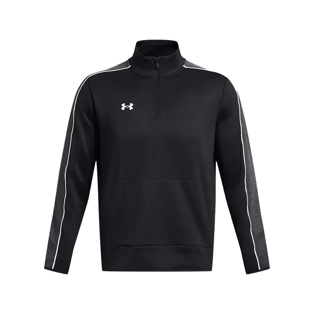 UA Men's Command Warm-Up ¼ Zip Black Color.