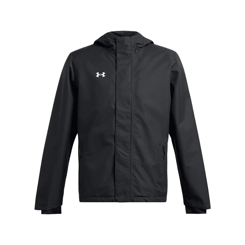 UA Men's Stormproof Lined Rain Jacket Black Color