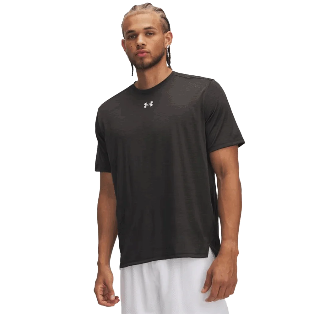 UA Men's Tech™ Vent Team Short Sleeve Black Color