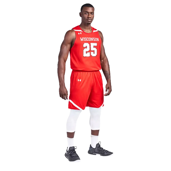 UA Mens Reversible Clutch 2 Set- Jersey and Short Red color