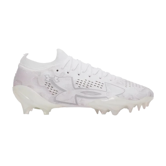 UA Unisex Blur Pro Lax Unisex Lacrosse Cleats White Color