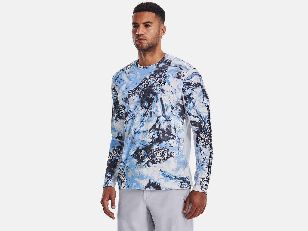 Men's UA Iso-Chill Shorebreak Camo Long Sleeve