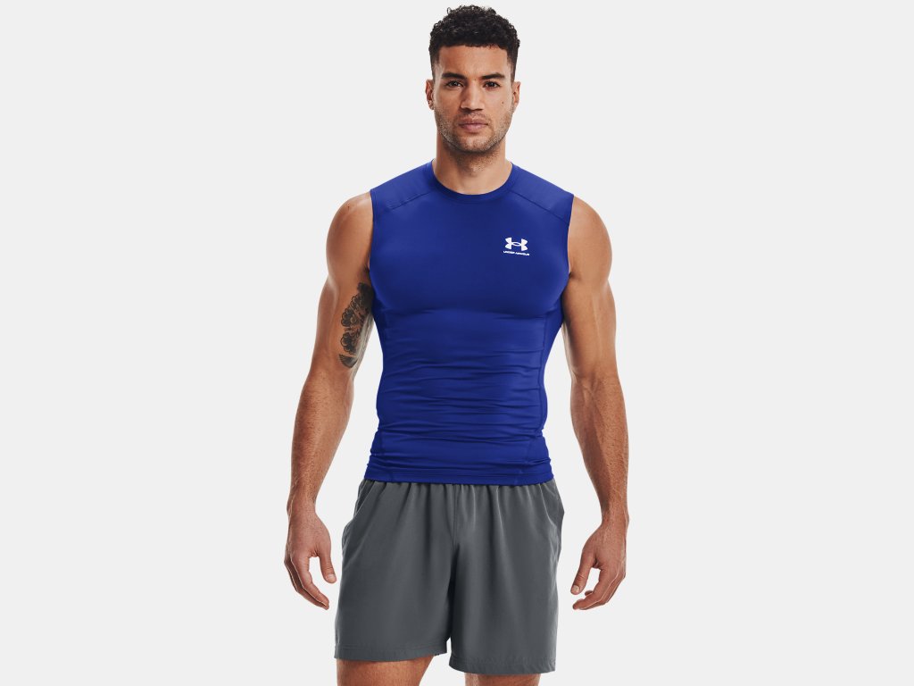 Men's HeatGear® Armour Sleeve Less
