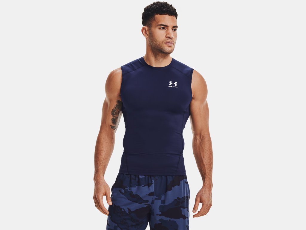 Men's HeatGear® Armour Sleeve Less