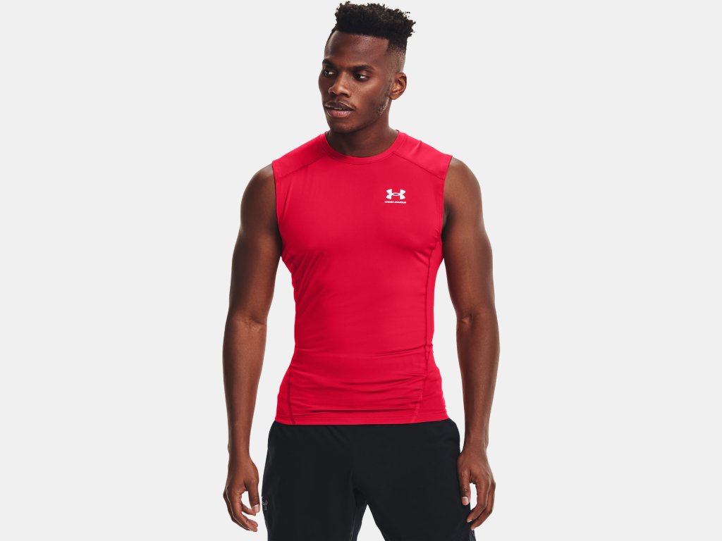 Men's HeatGear® Armour Sleeve Less