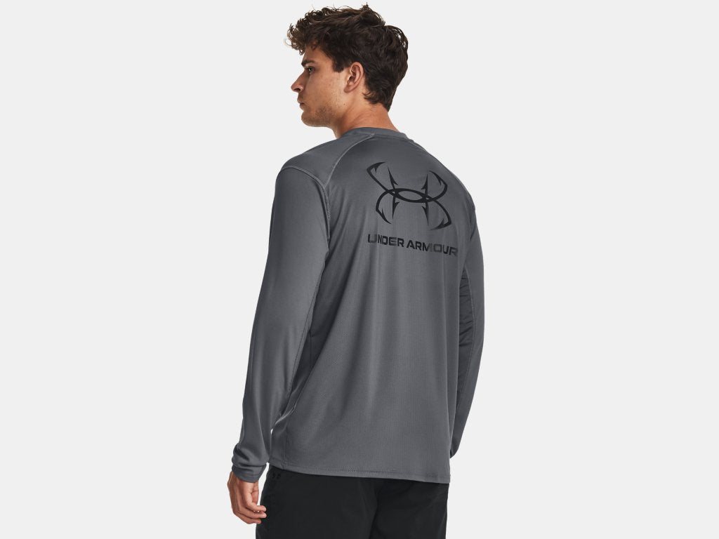 Men's UA Iso-Chill Shorebreak Back Hook Long Sleeve