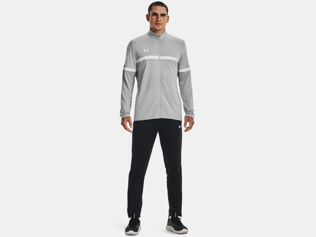UA M's Team Knit W-Up FZ
