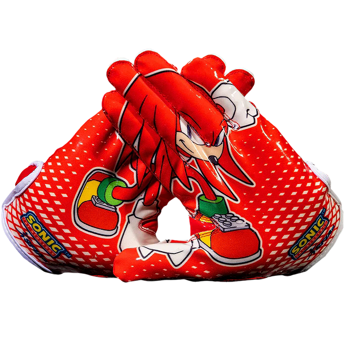 Knuckles the Echidna Football Gloves - VPS5 by Phenom Elite