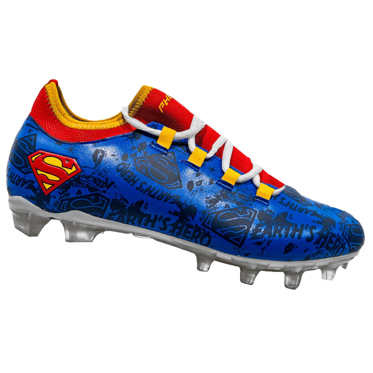 Botas de fútbol juvenil Superman Velocity 2.0 de Phenom Elite