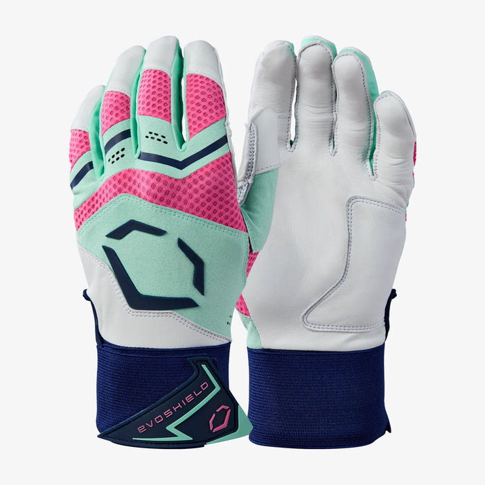 Guantes de bateo EvoShield Carbyne para jóvenes con correa