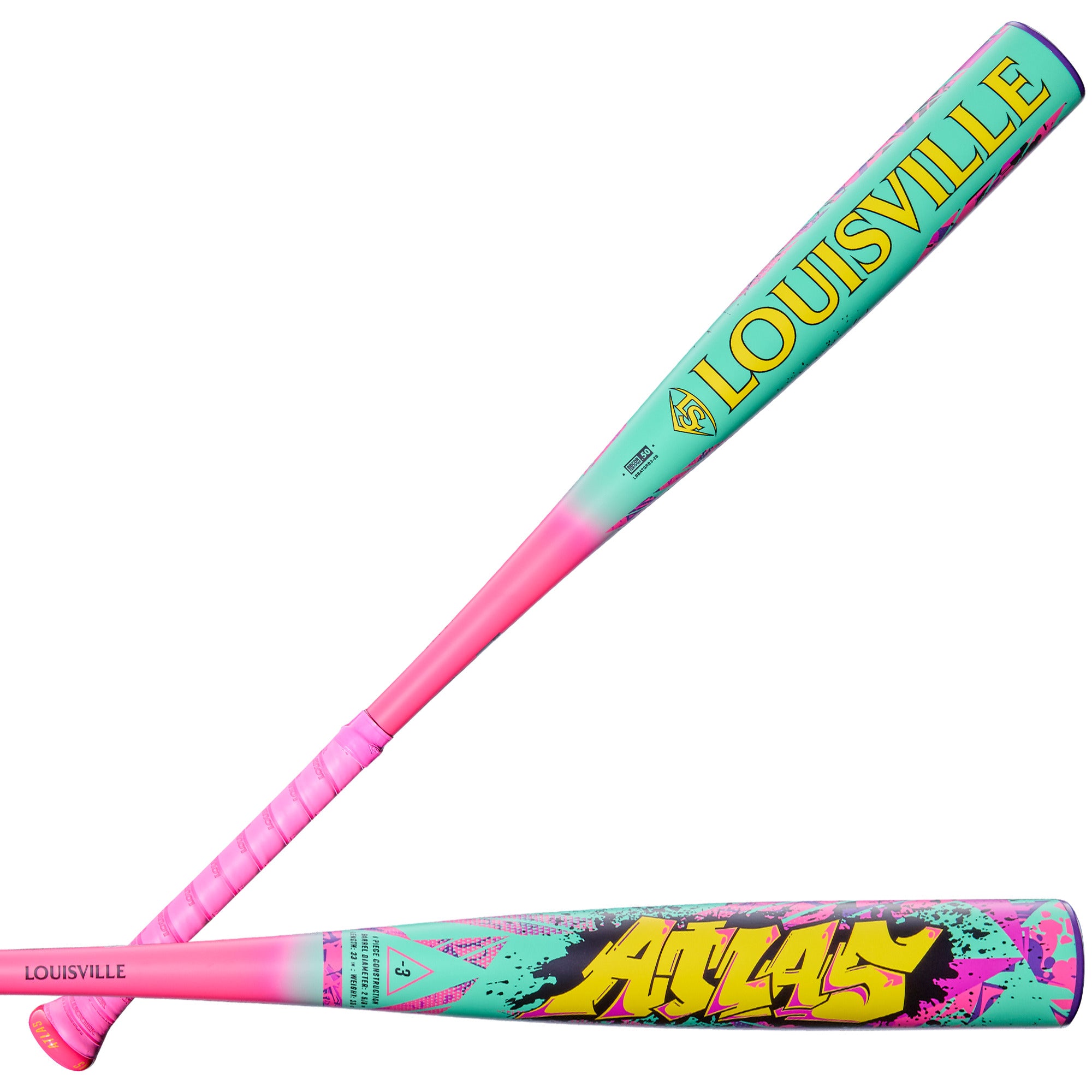 2026 Louisville Slugger Atlas "Wildstyle" (-3) BBCOR Baseball Bat