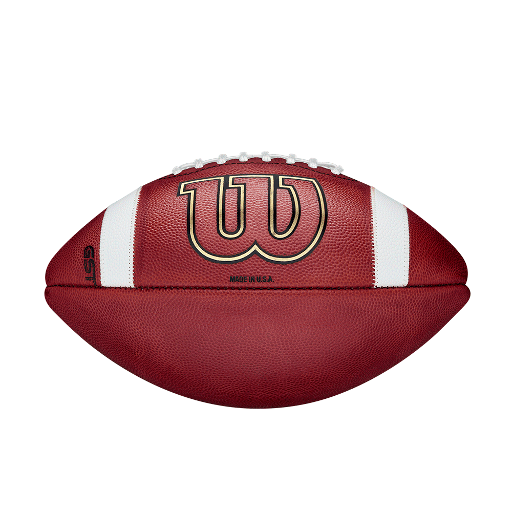 Wilson 1002 GST Leather Game Football - Official Size