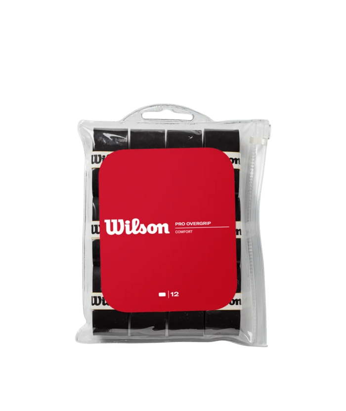 Wilson Pro Overgrip 12 Pack Black
