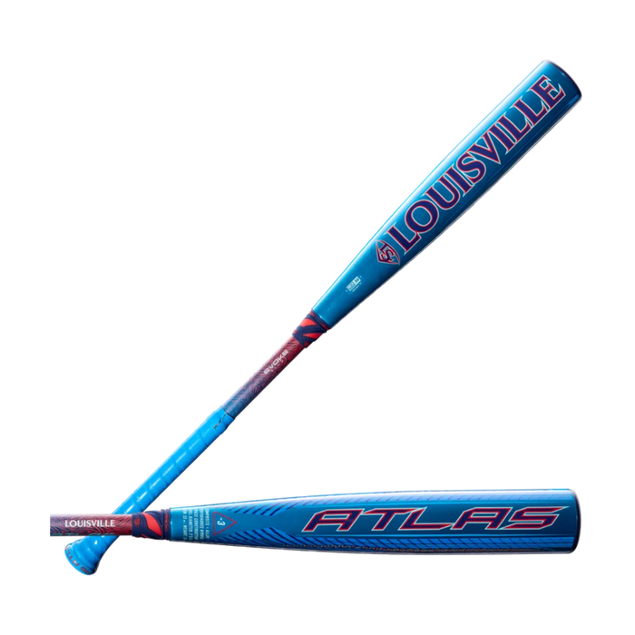 Wilson 2027 Louisville Slugger Atlas Hybrid (-3) BBCOR Baseball Bat Blue Color