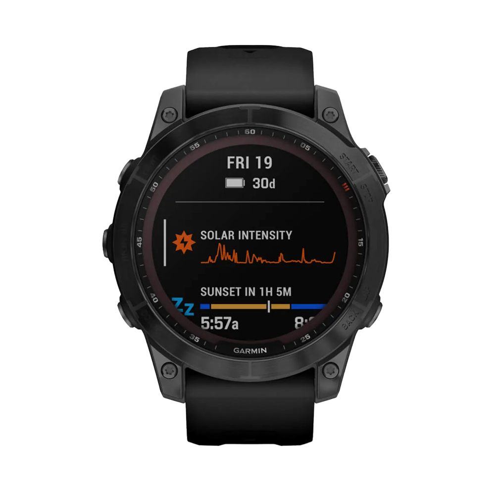 Garmin Fēnix® 7S – Sapphire Solar Edition - Carbon Gray