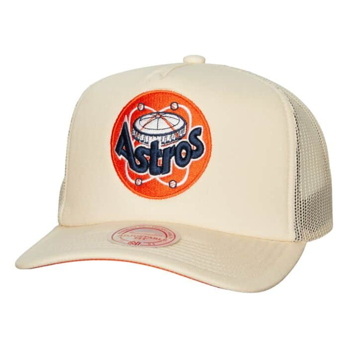 HOUSTON ASTROS MLB EVERGREEN TRUCKER COOP ASTROS (Off White