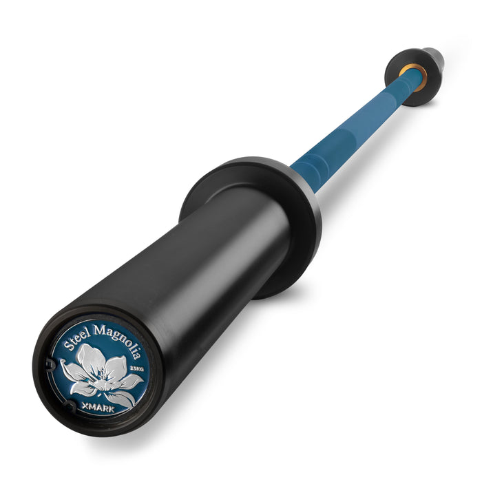 Barra de entrenamiento Steel Magnolia para mujer, IWF, 190.000 PSI, 15 kg, acabado Cerakote estadounidense.