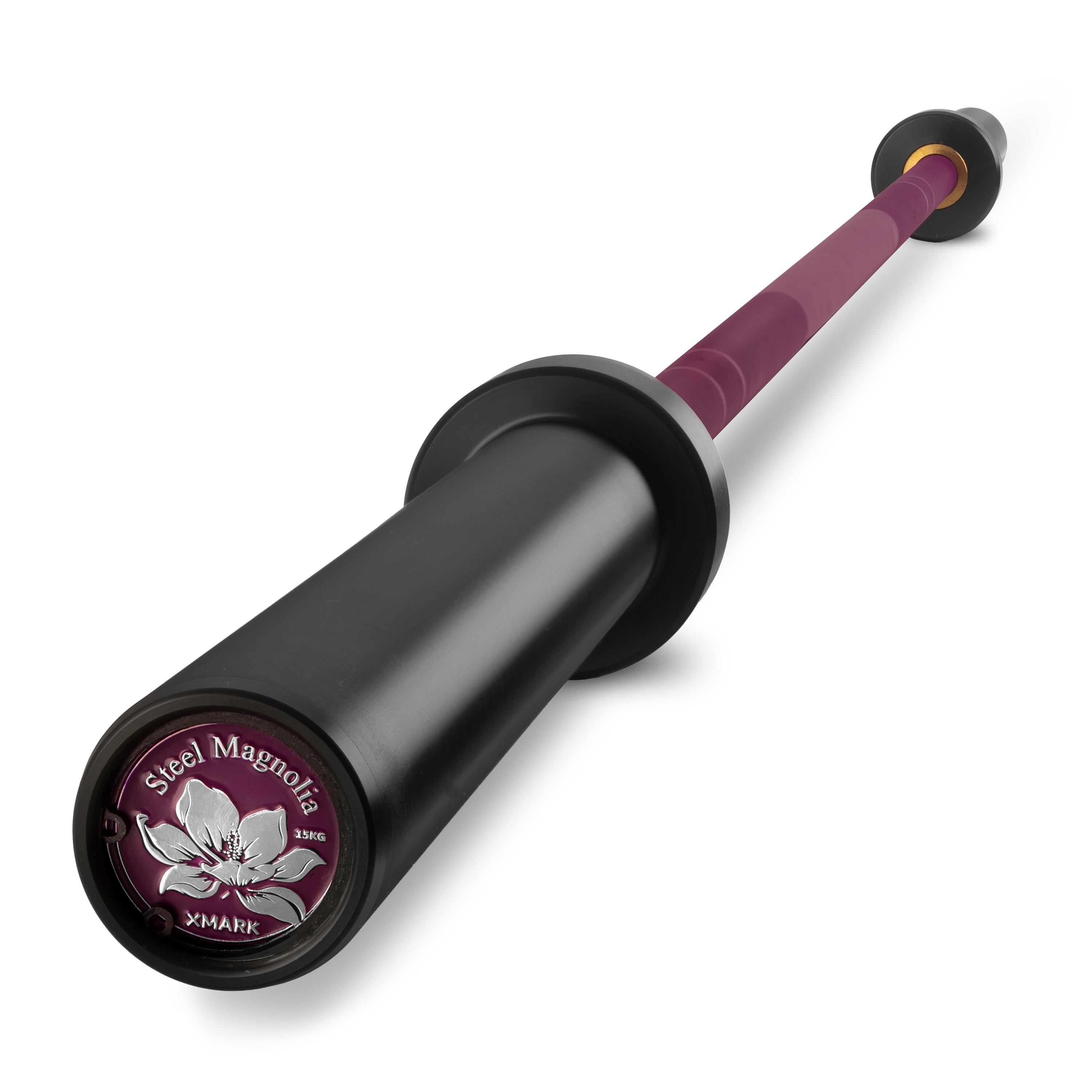 Barra de entrenamiento Steel Magnolia para mujer, IWF, 190.000 PSI, 15 kg, acabado Cerakote estadounidense.