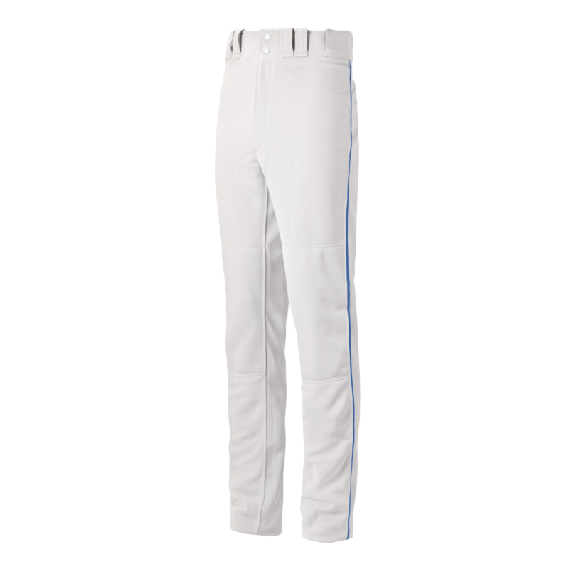 New Mizuno Short Pant Youth Xl Piped Baseball Pants Wht Royal