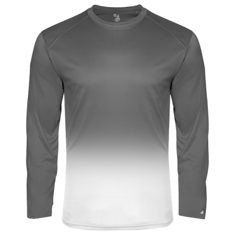 Badger Youth Ombre Long Sleeve Tee | Midway Sports.