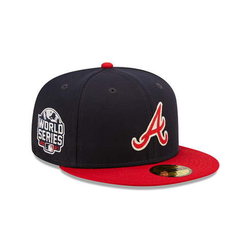 New Era MLB Atlanta Braves Botanical 59FIFTY Fitted Hat 40th Year Side