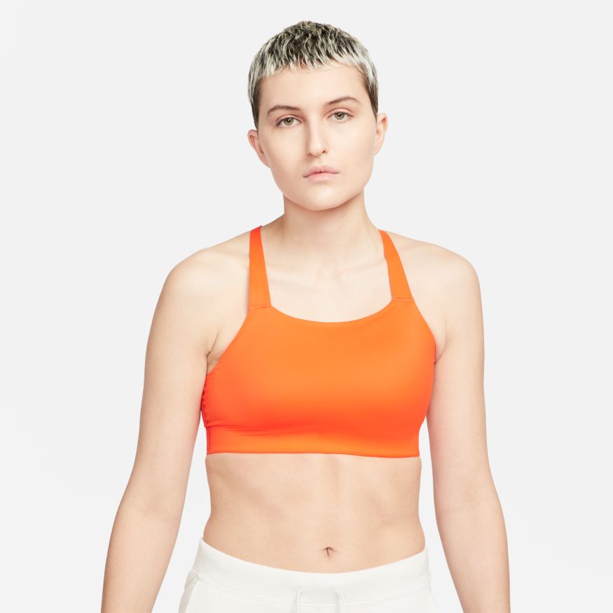 Nike Swoosh Luxe Women's Medium-Support Padded Sports Bra | Midway Sports.