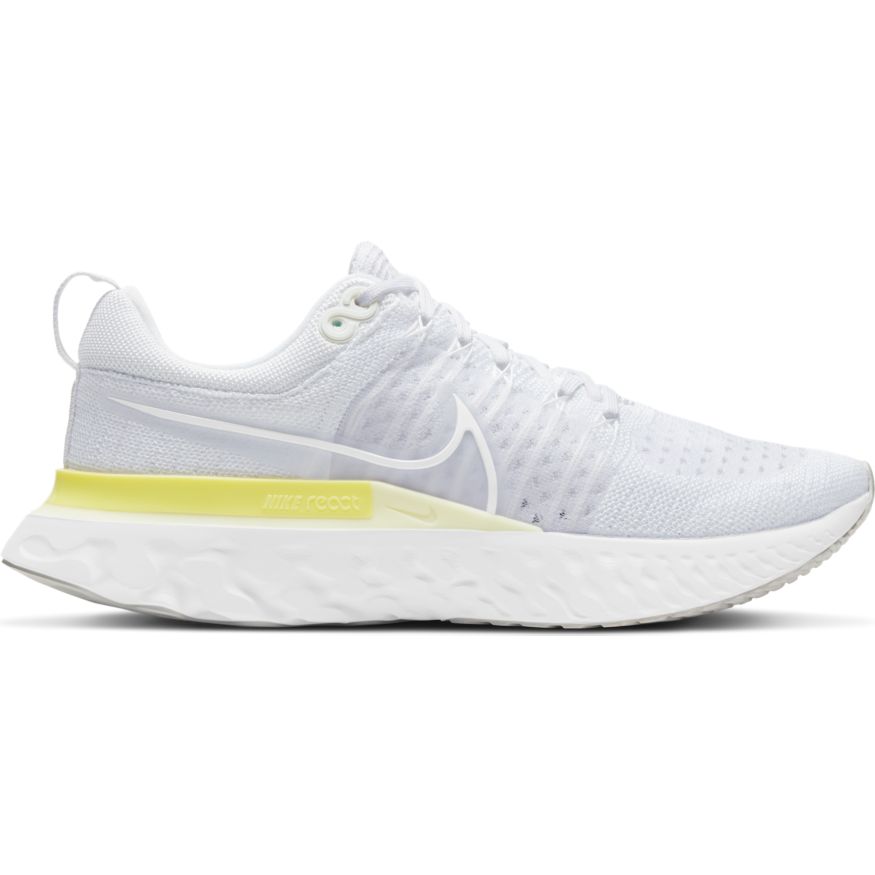 nike react infinity run flyknit 2 mens running shoes particle grey white  grey fog