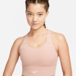Nike Dri-FIT Swoosh Women's Medium-Support 1-Piece Padded Longline Sports Bra | Midway Sports.