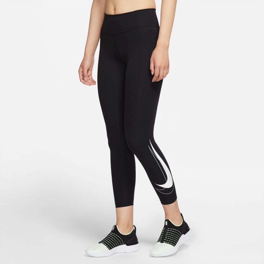 Nike Therma-FIT One 7/8 Tights - Black/White
