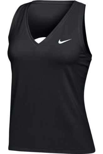 Black dri top fit tank top