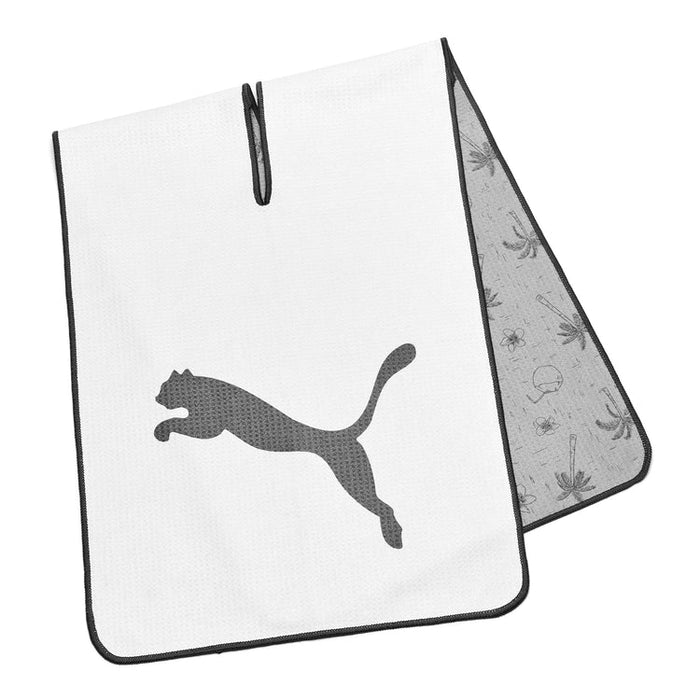 Puma Golf Microfiber Players Towel White Color.