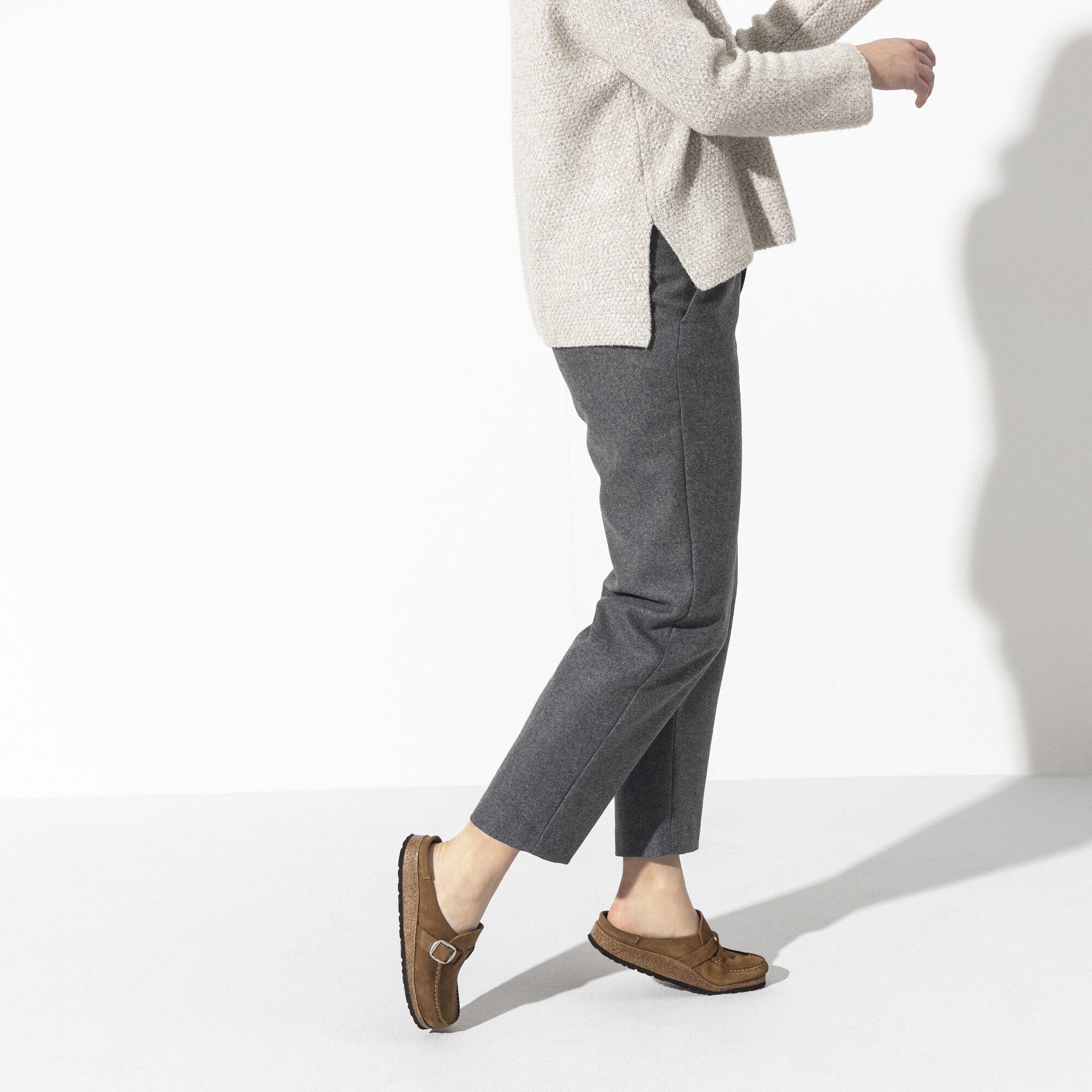 Birkenstock Buckley Suede Leather Tea - Women's Clogs