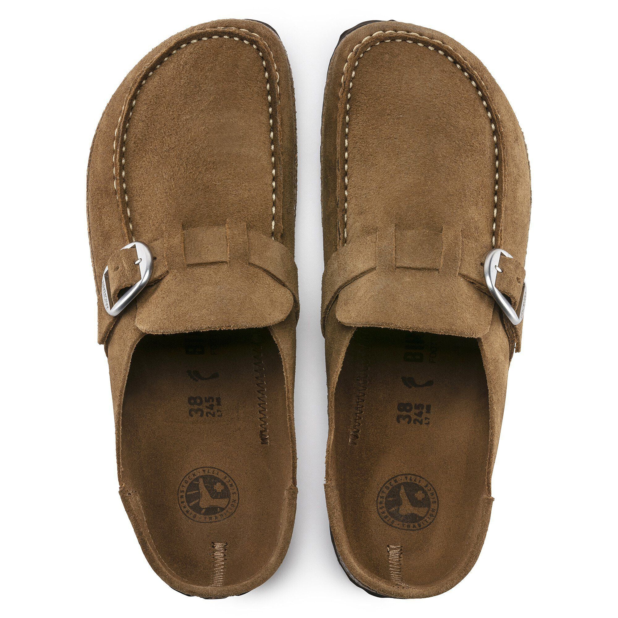 Birkenstock Buckley Suede Leather Tea - Women's Clogs