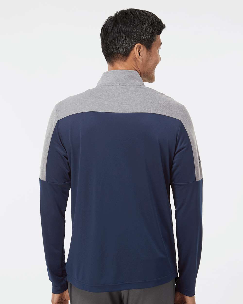 Adidas Men's Ultimate365 Lightweight Colorblocked Quarter-Zip Pullover