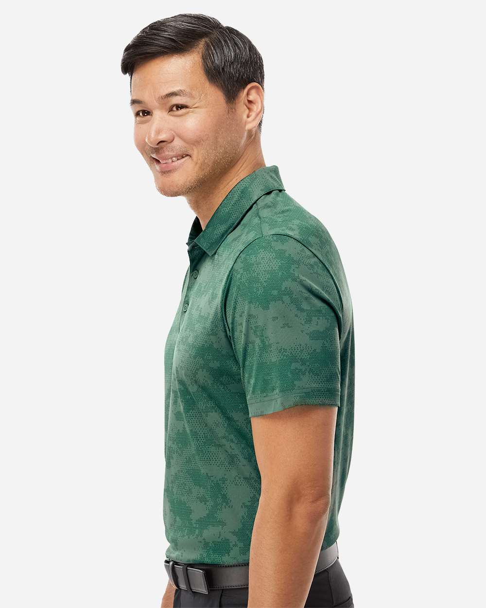 Adidas Men's All Over Camo Print Polo