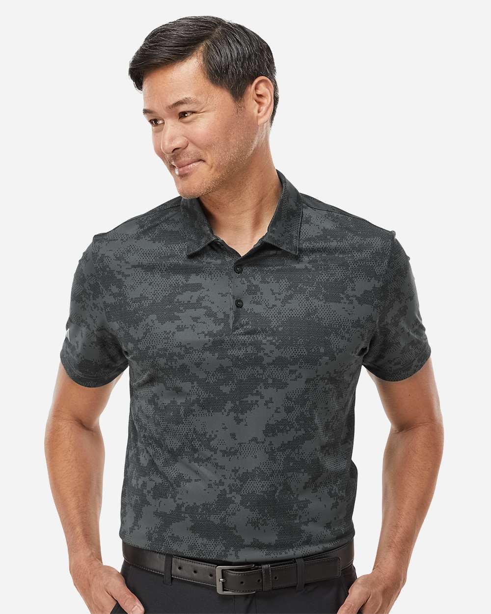 Adidas Men's All Over Camo Print Polo