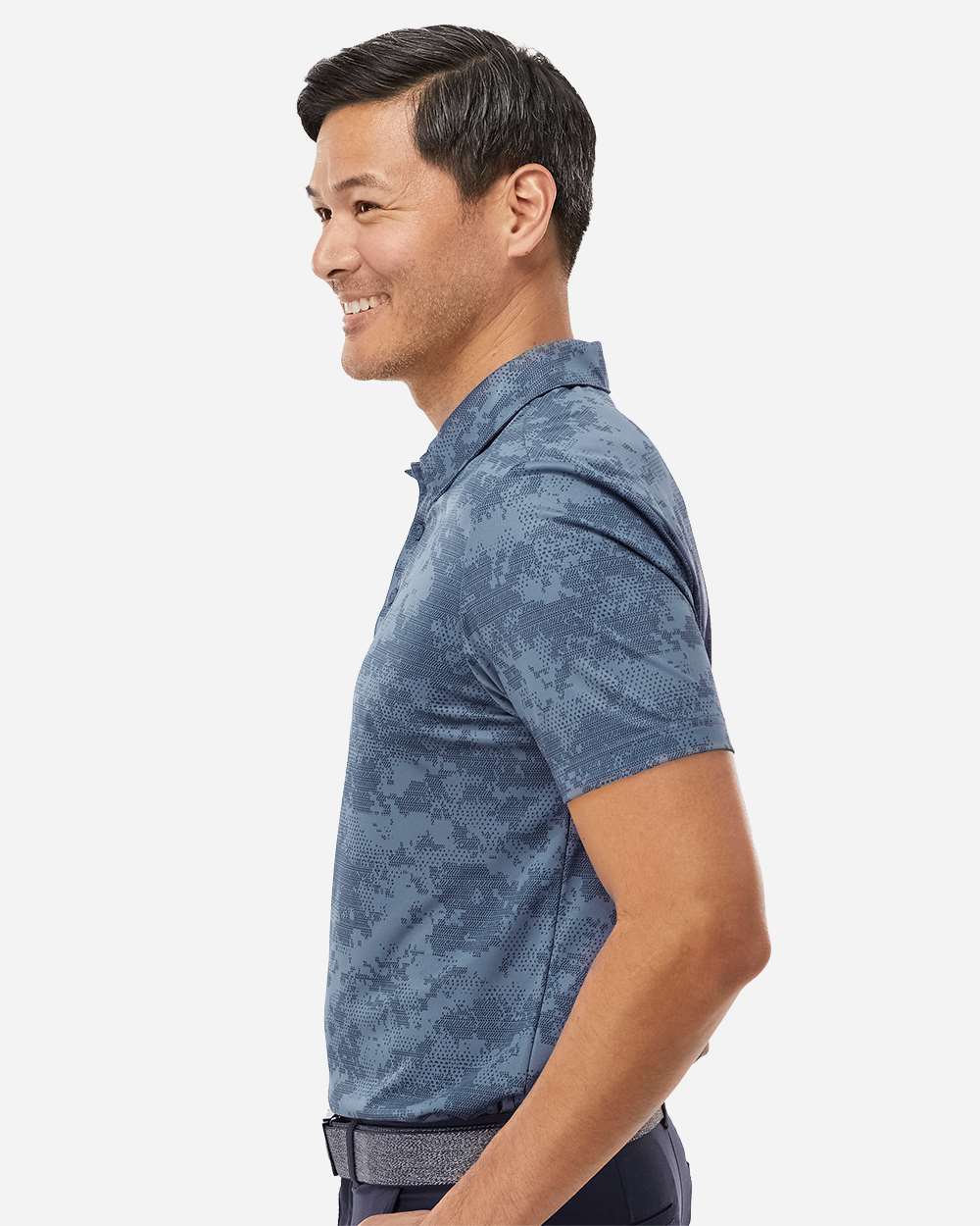 Adidas Men's All Over Camo Print Polo