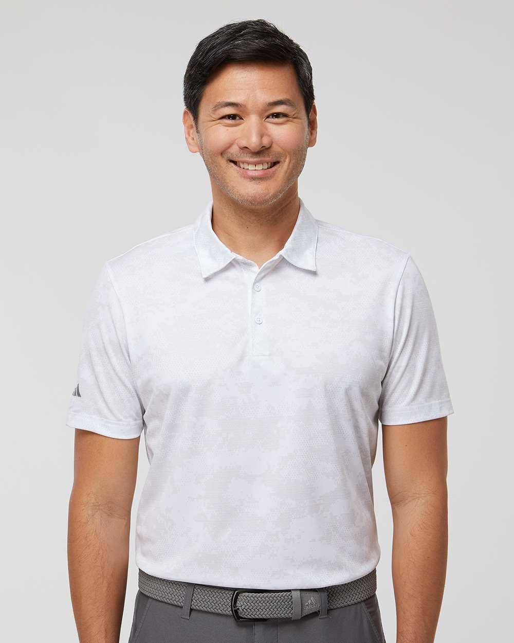 Adidas Men's All Over Camo Print Polo