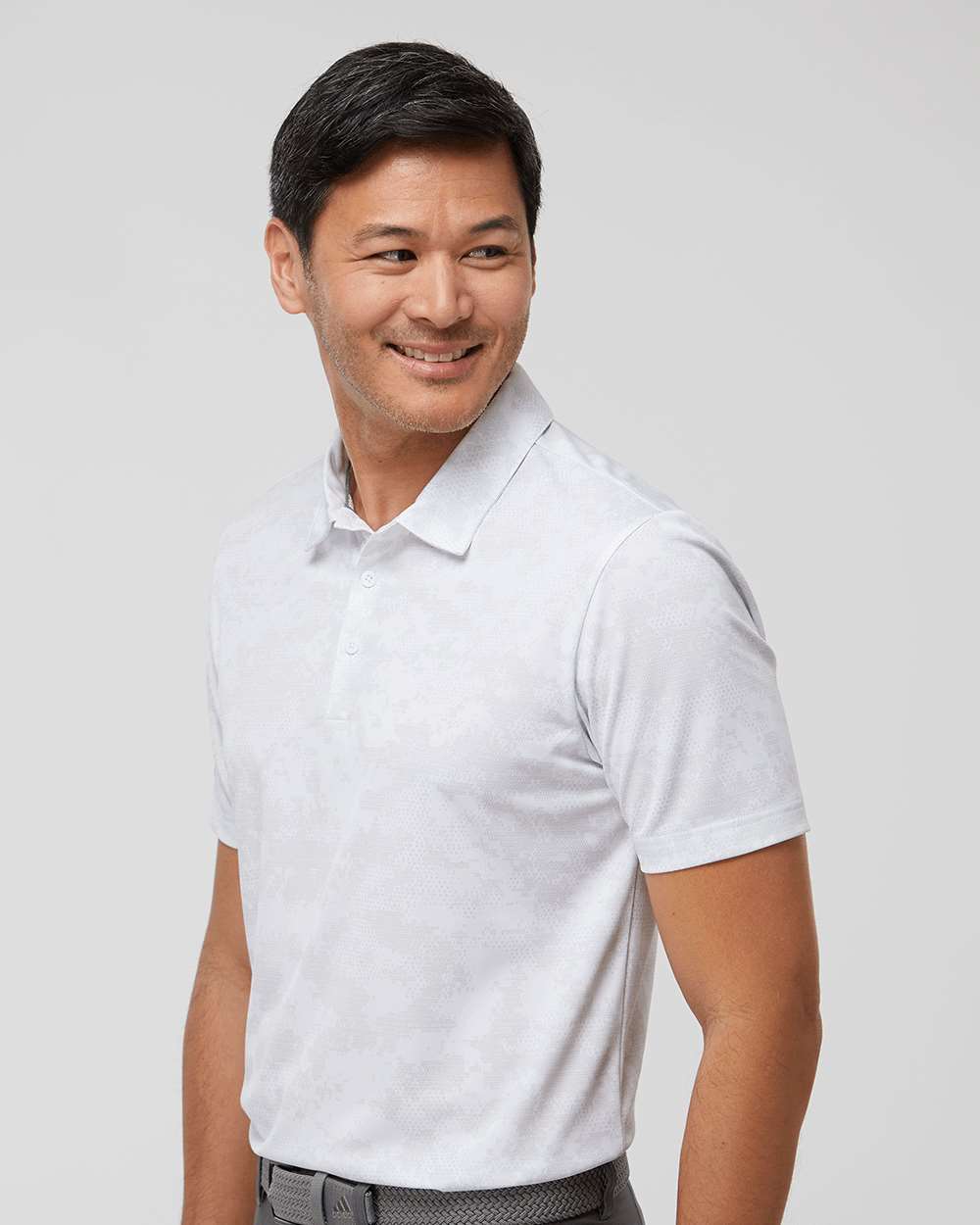 Adidas Men's All Over Camo Print Polo