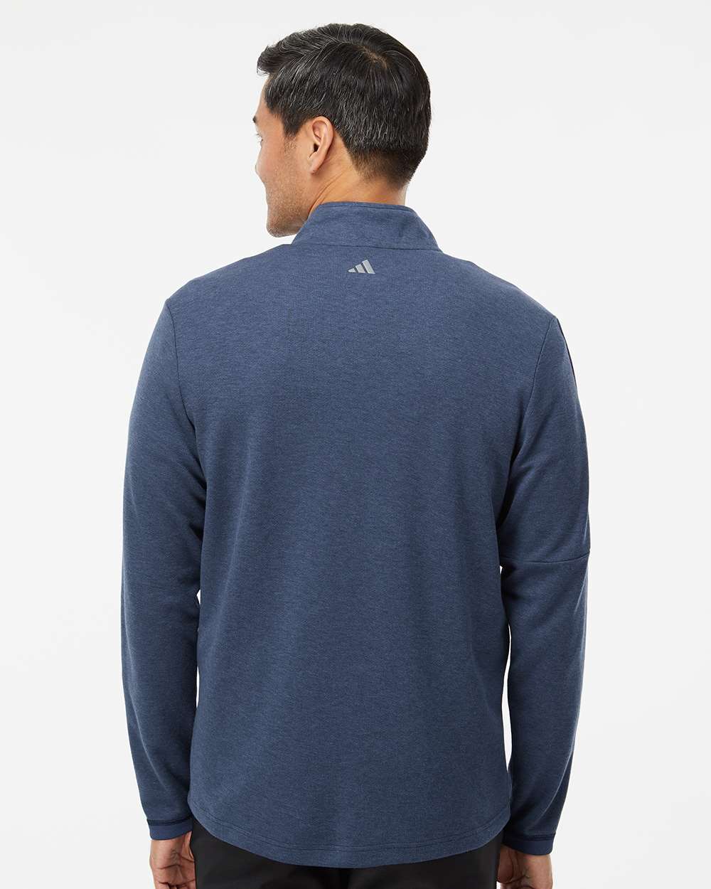 Adidas Men's 3-Stripes Quarter-Zip Sweater Pullover
