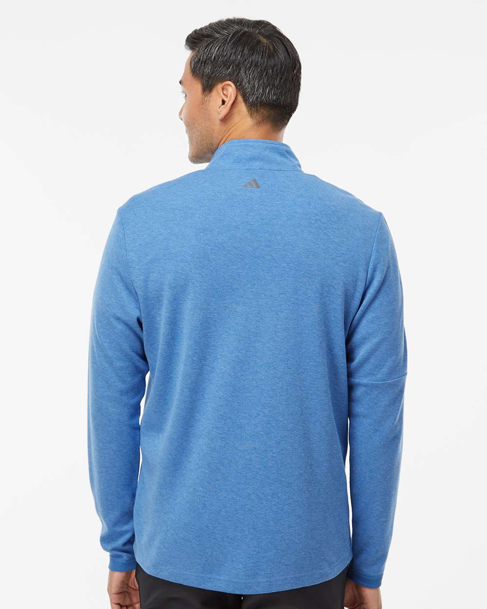 Adidas Men's 3-Stripes Quarter-Zip Sweater Pullover